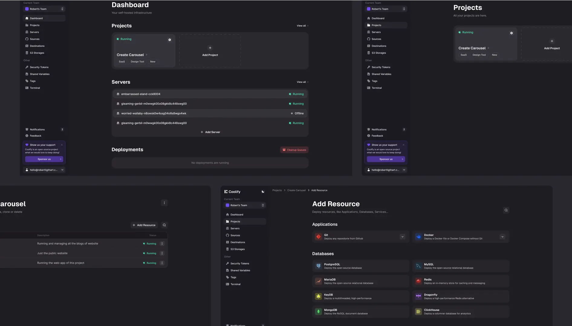 coolify ui