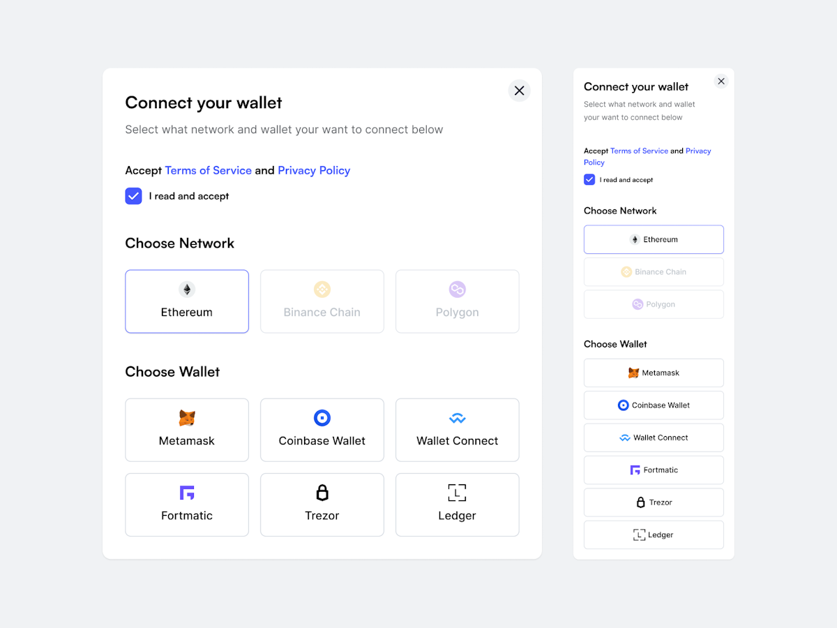 Connect Wallet (web 3.0)